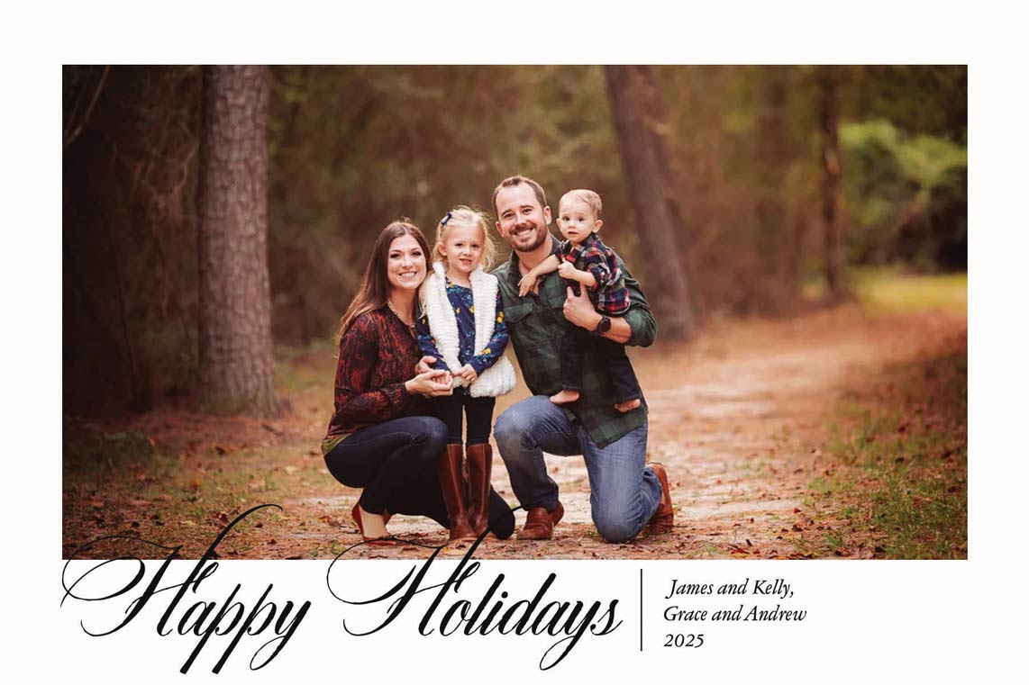 Ariana 4x6 Double Sided Photo Card