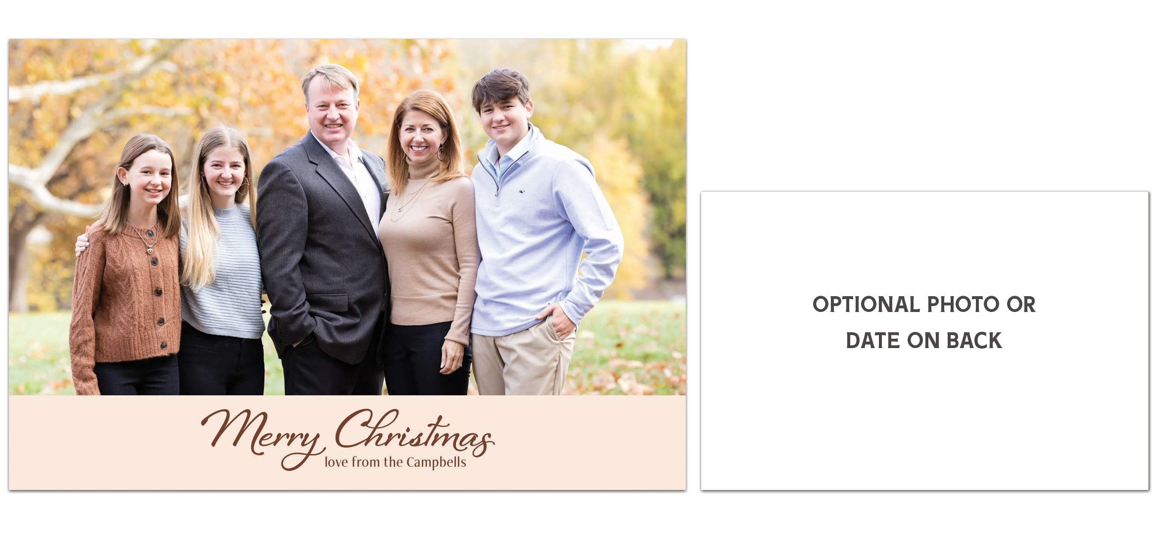 Belle 4x6 Double Sided Photo Card