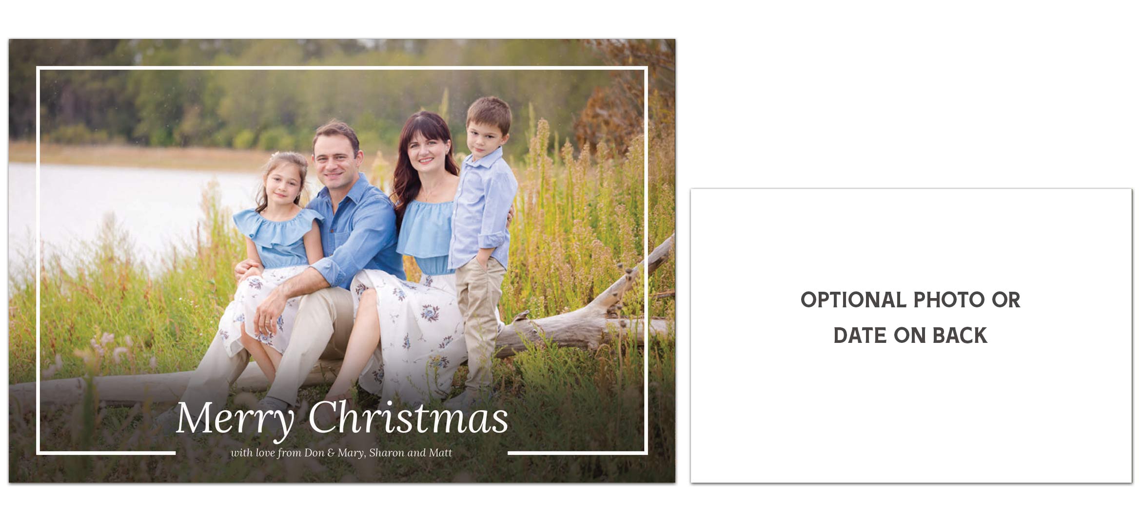 Christene 4x6 Double Sided Photo Card