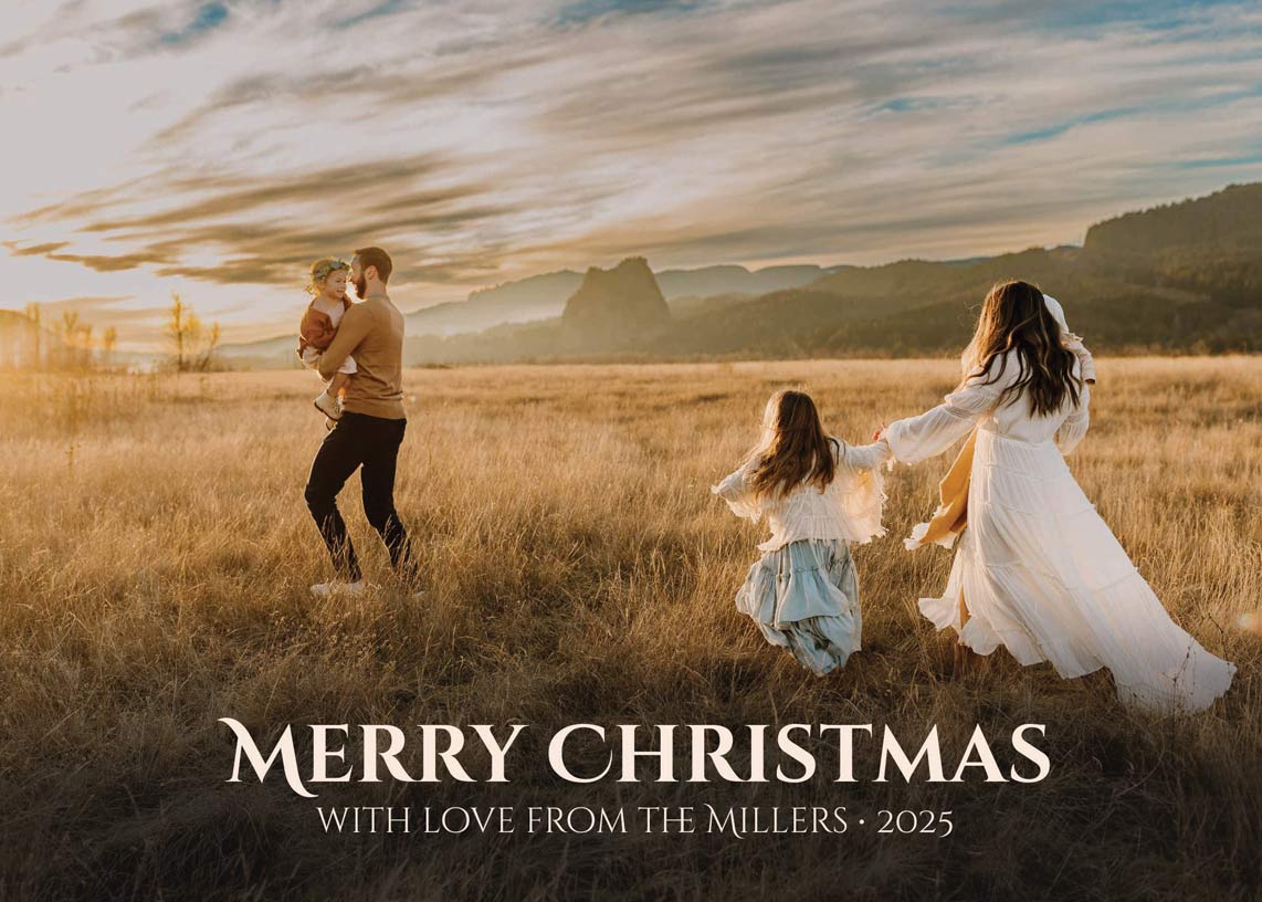 Frances 5x7 Double Sided Photo Card