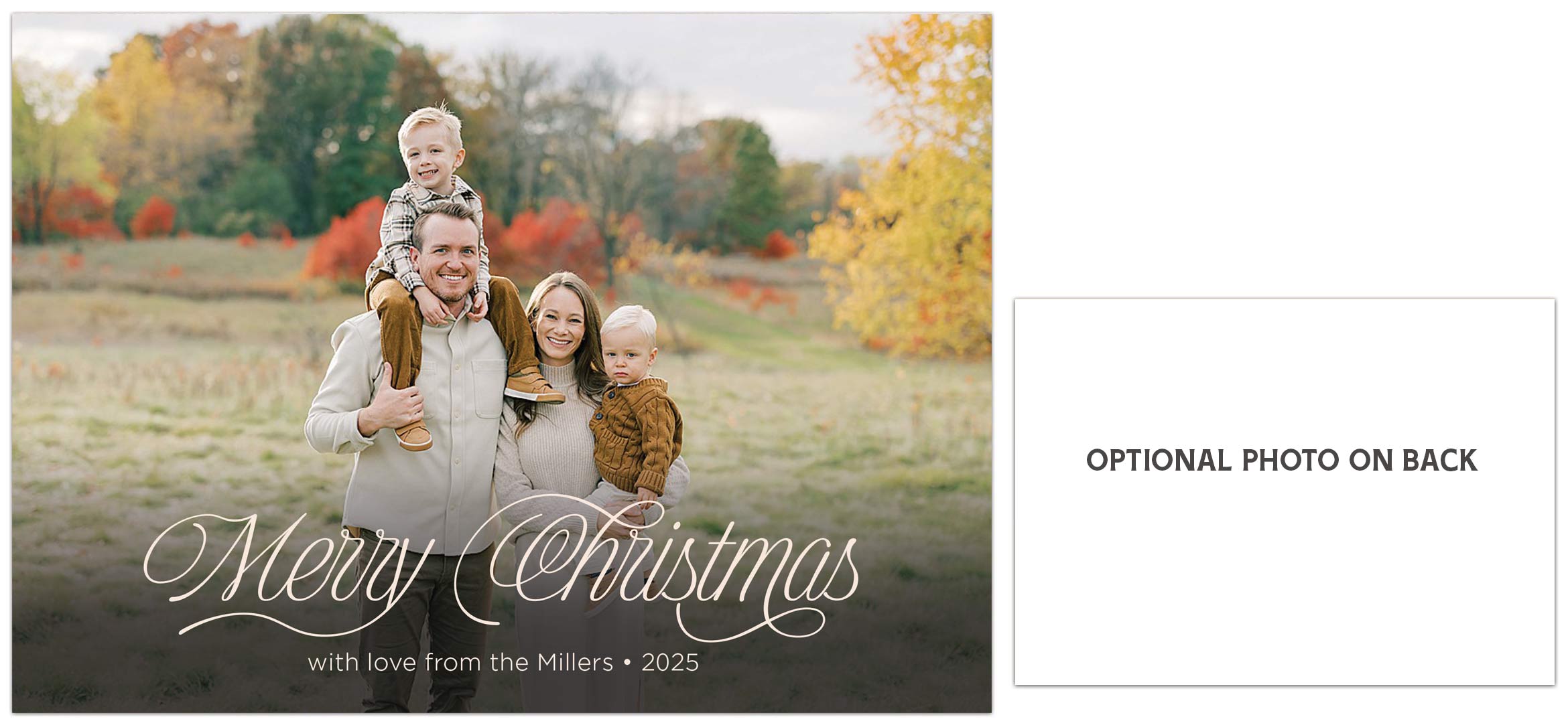 Gareth 5x7 Double Sided Photo Card