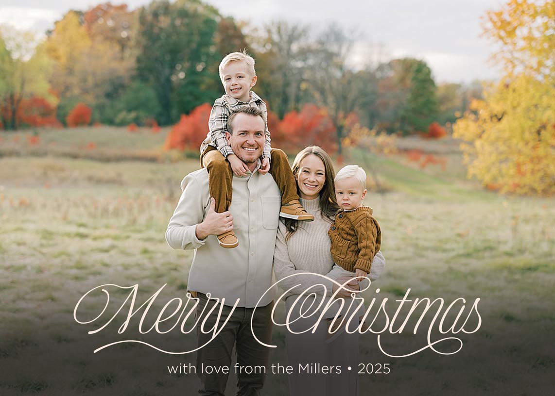 Gareth 5x7 Double Sided Photo Card