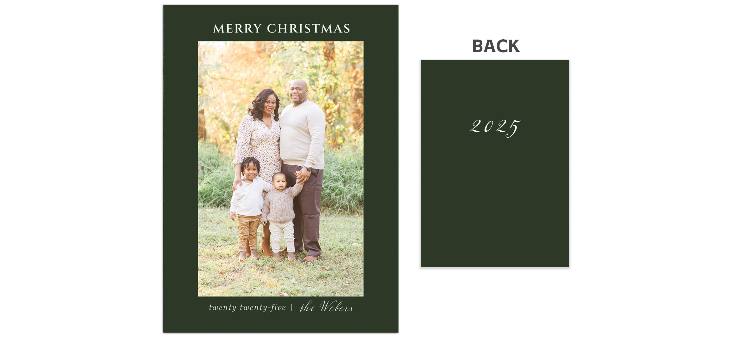 Berea 5x7 Double Sided Photo Card