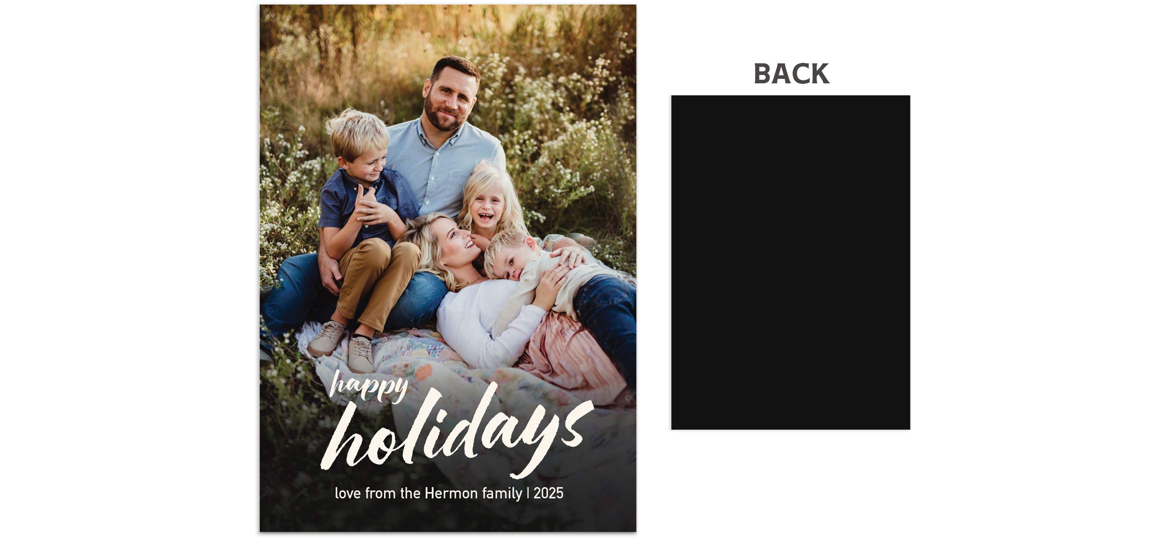 Cara 5x7 Double Sided Photo Card