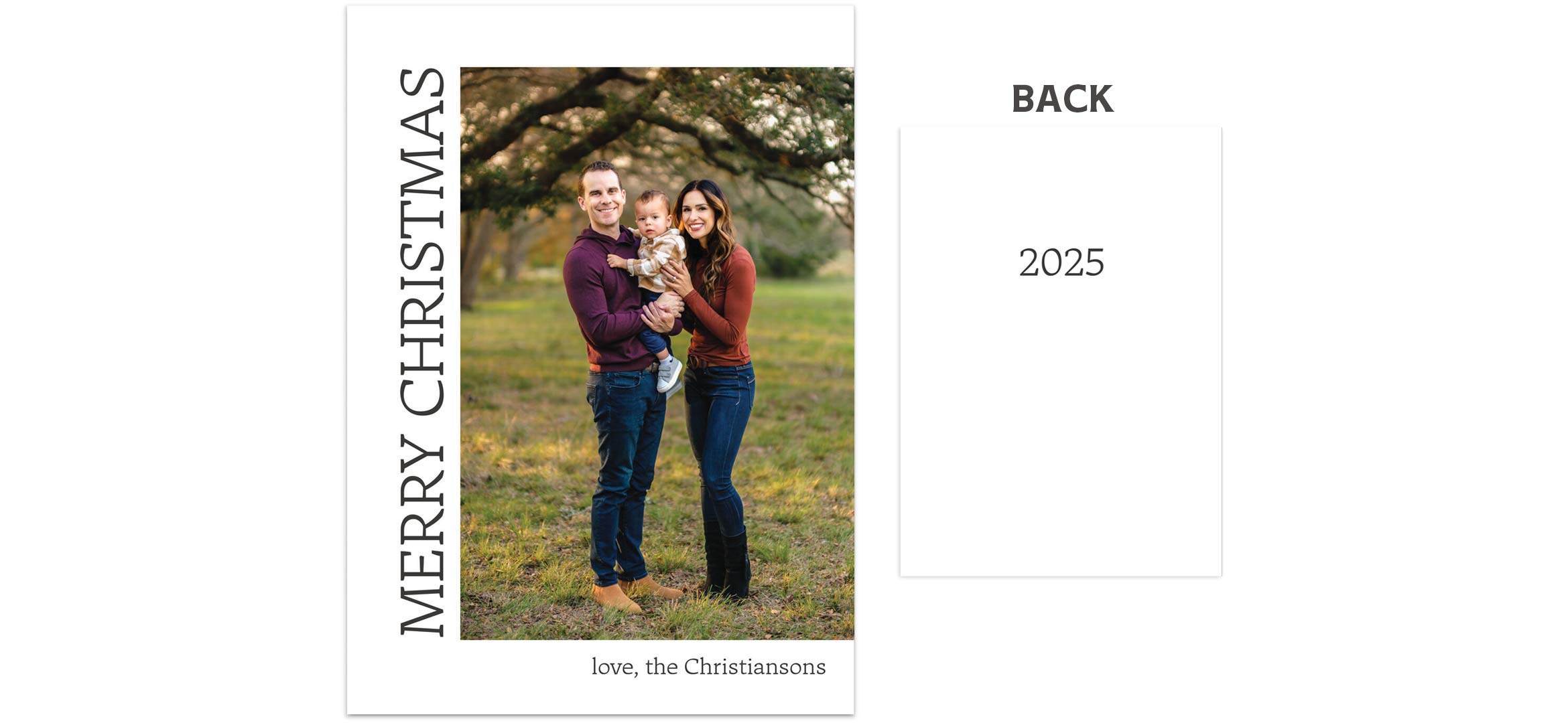 Dinah 5x7 Double Sided Photo Card