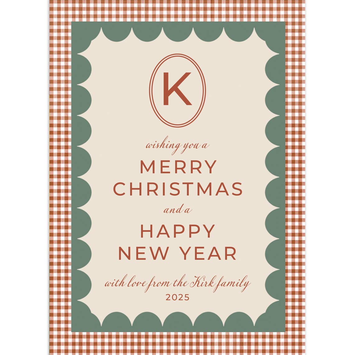 Kylie 5x7 Double Sided Card